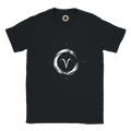 Remera negra Aries estilo urbano contemporáneo
