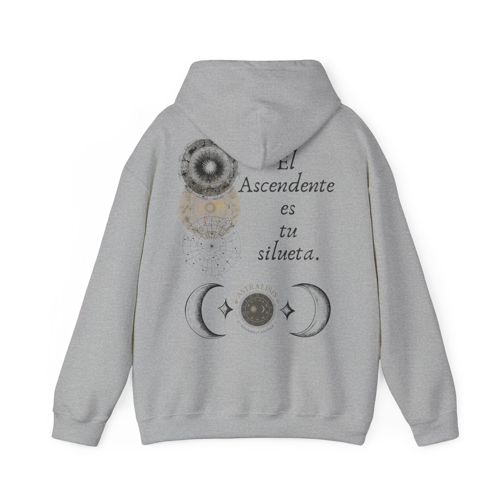 Sudadera El Ascendente es tu silueta - Espalda - ASTRALISIS DESIGN