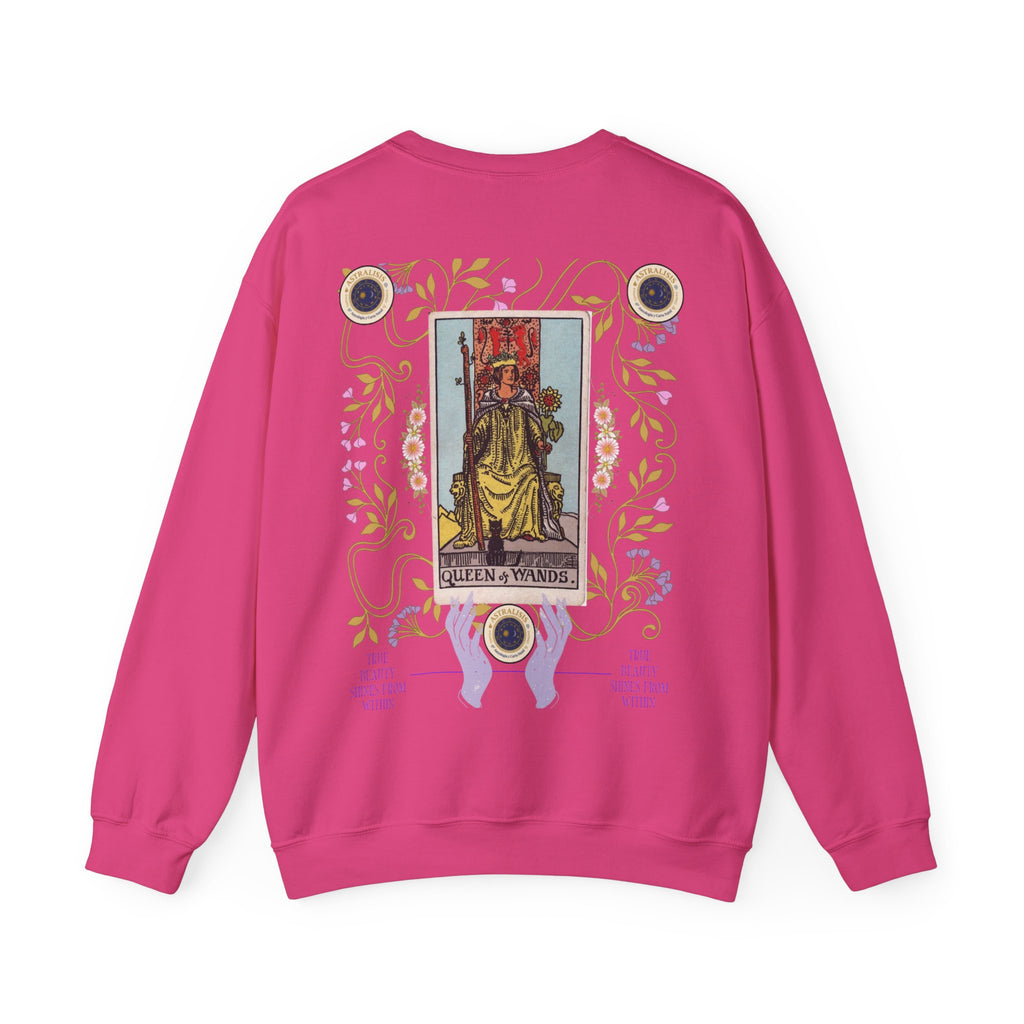 Sudadera Tarot Reina de Bastos – Sin Capucha | Astrálisis