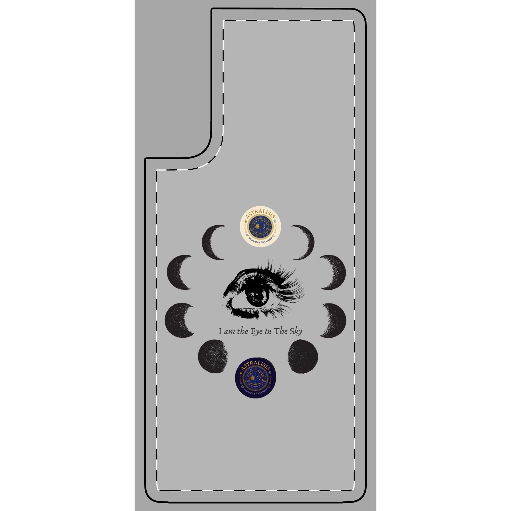 Carcasa Móvil ASTRALISIS DESIGN("I am the Eye in the Sky") Gris