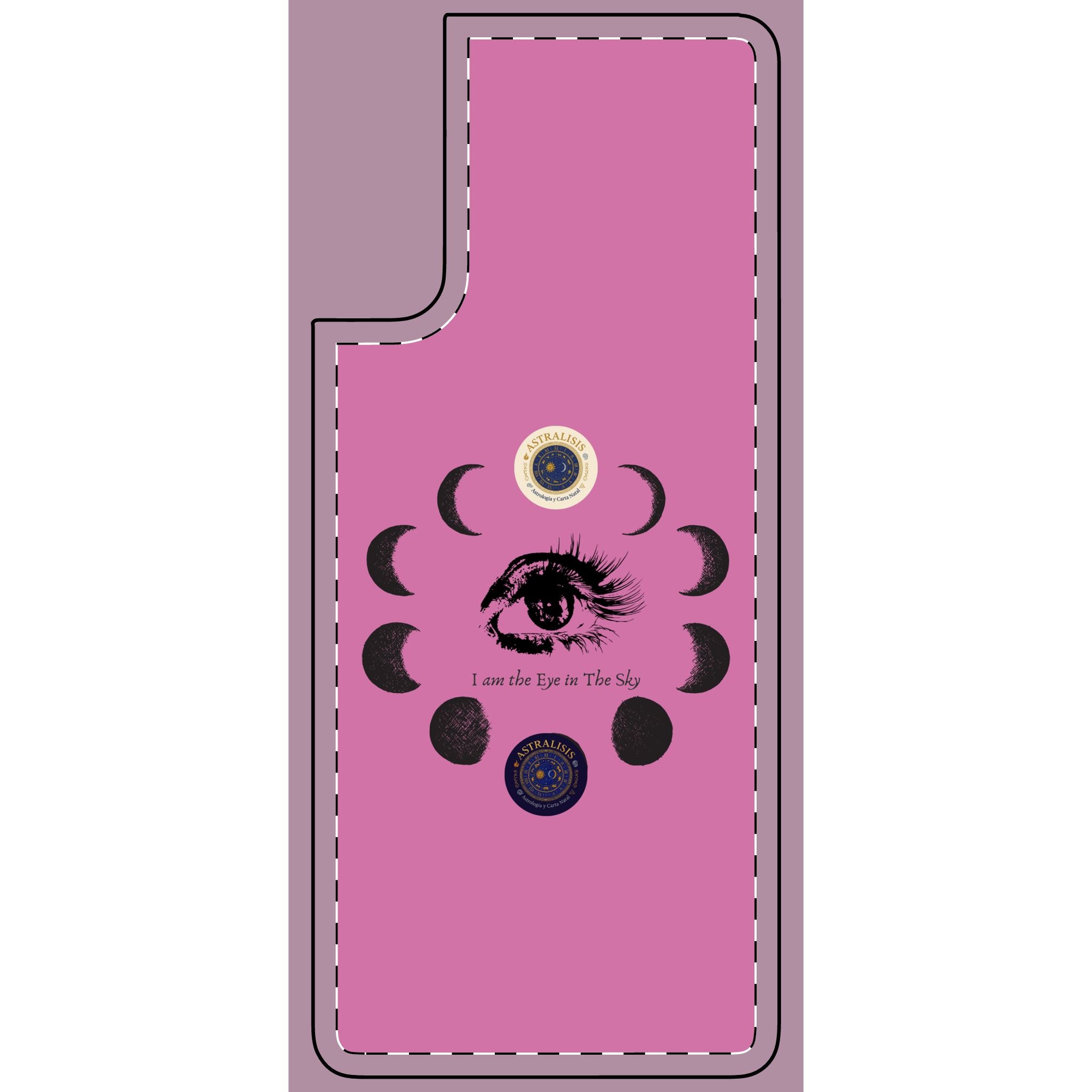 Carcasa Móvil Rosa ASTRALISIS DESIGN ("I am the Eye in the Sky")