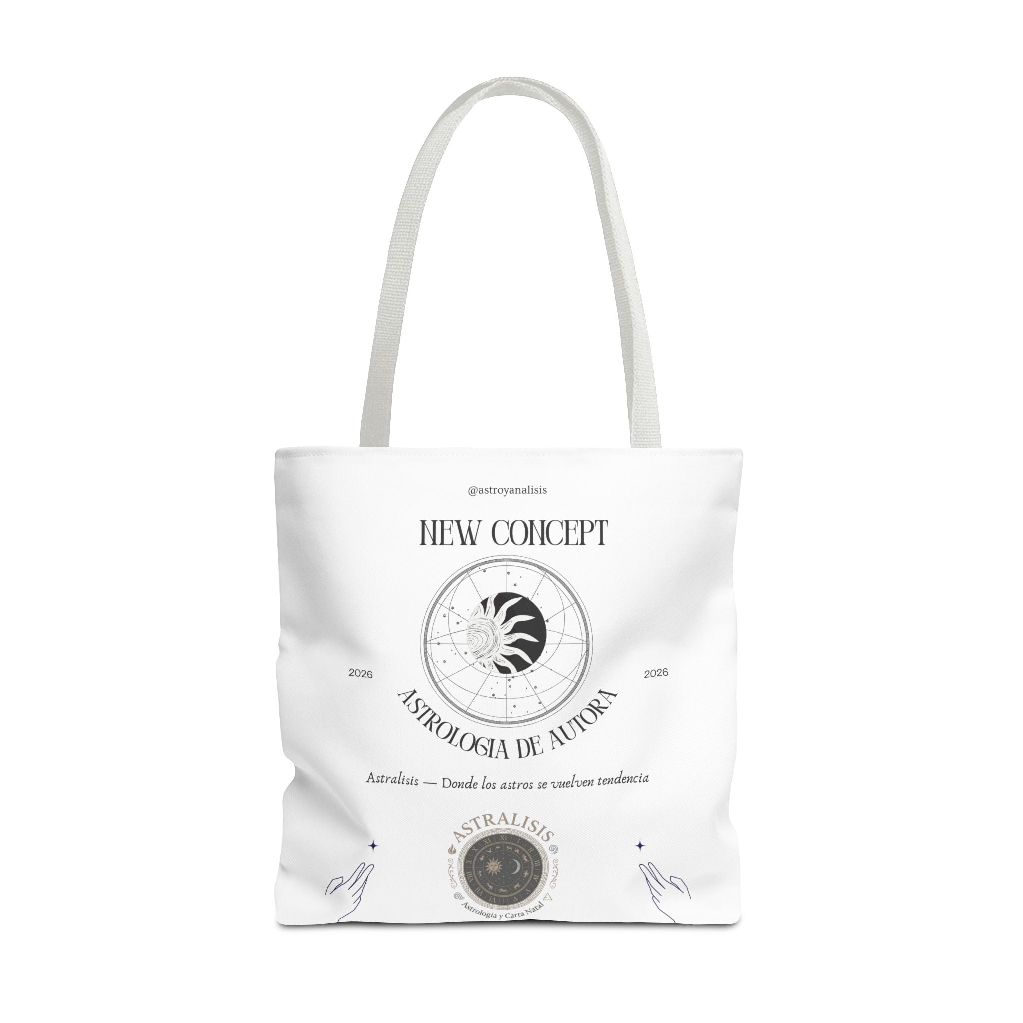 .Astrología de Autora Tote Bag — New Concept Astrology Canvas Tote