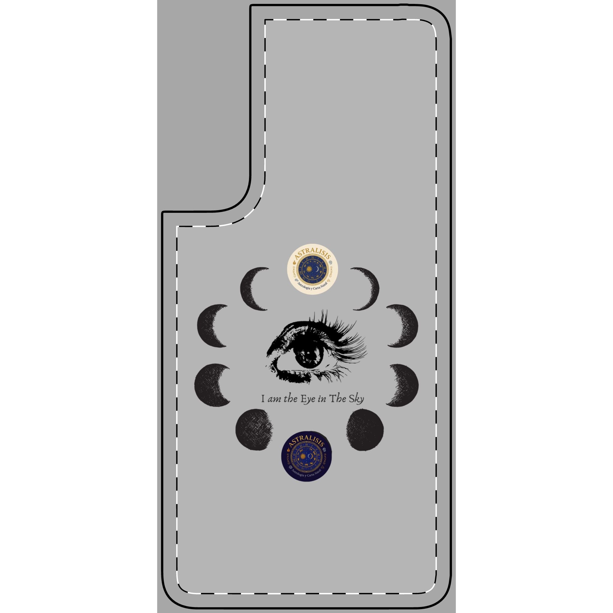 Carcasa Móvil ASTRALISIS DESIGN("I am the Eye in the Sky") Gris