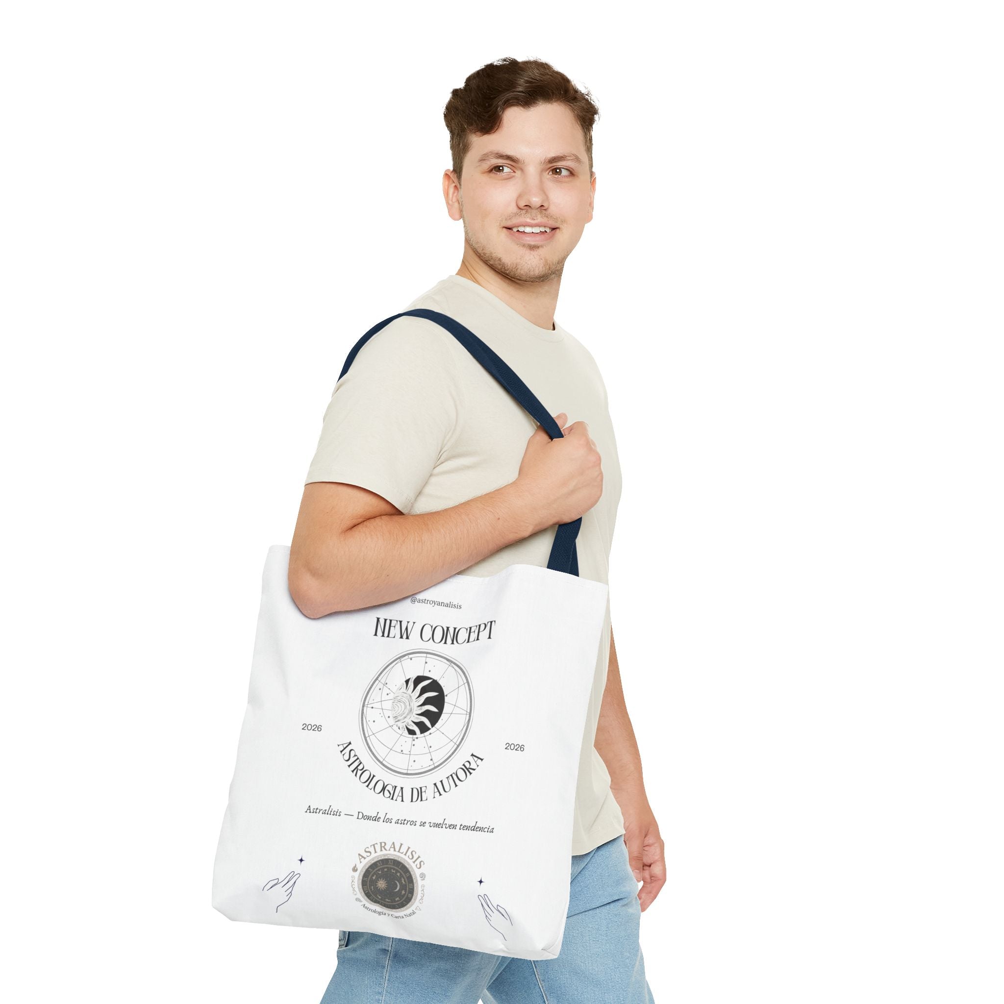 .Astrología de Autora Tote Bag — New Concept Astrology Canvas Tote