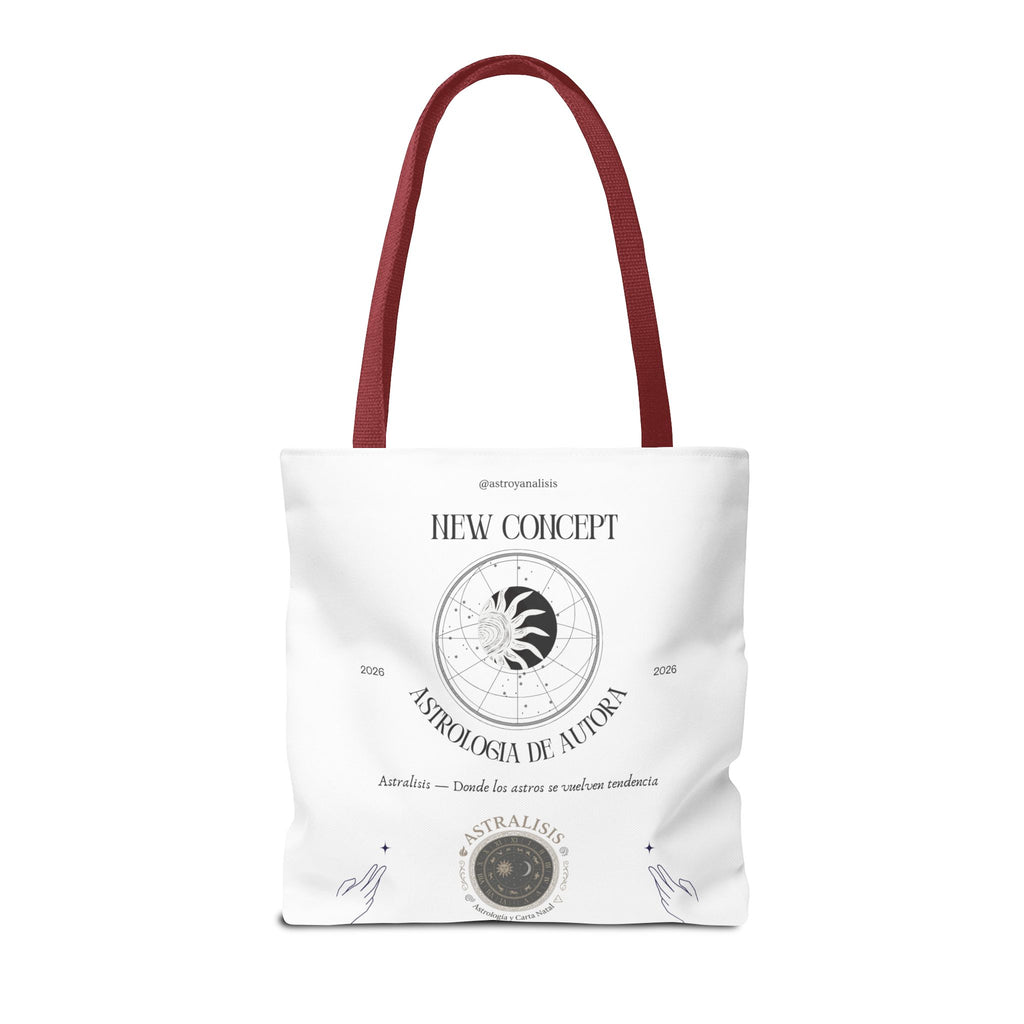 .Astrología de Autora Tote Bag — New Concept Astrology Canvas Tote