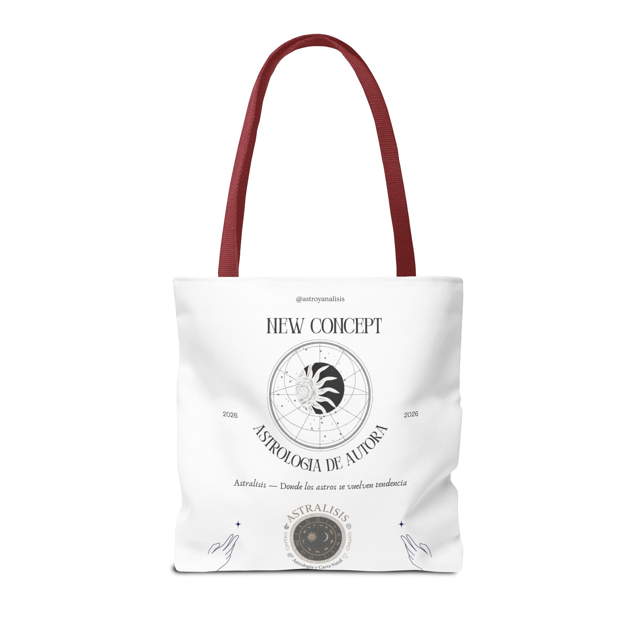 .Astrología de Autora Tote Bag — New Concept Astrology Canvas Tote