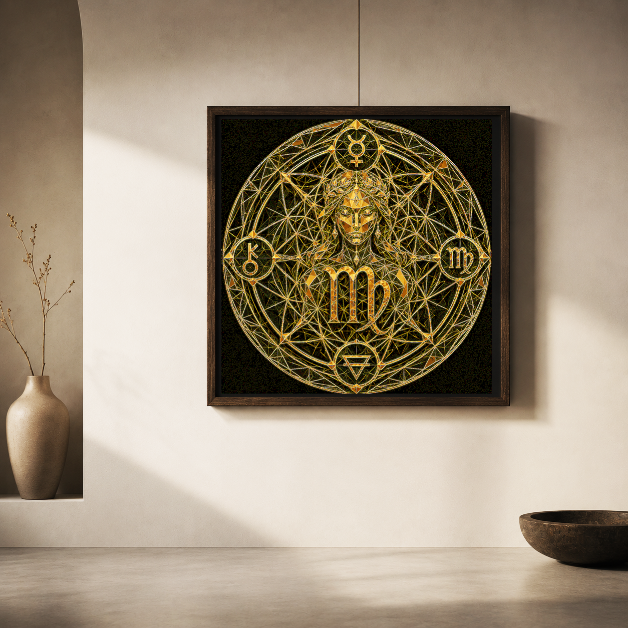 Poster Fine Art Sacerdotisa Virgo