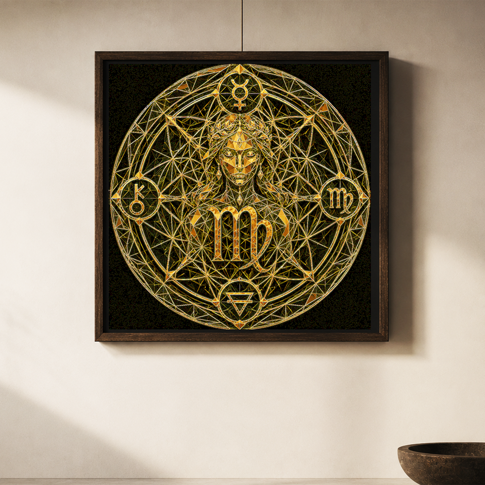 Poster Fine Art Sacerdotisa Virgo