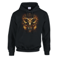 sudadera negra aries con simbolo zodiacal frontal alta calidad