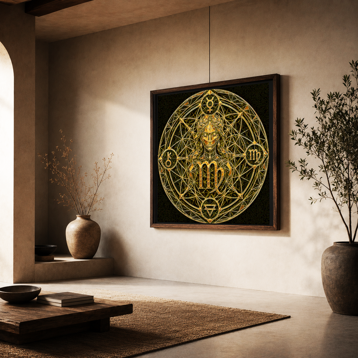 Poster Fine Art Sacerdotisa Virgo