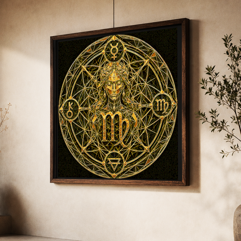 Poster Fine Art Sacerdotisa Virgo
