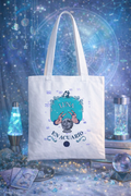 Tote Bag Luna en Acuario | Bolso Astrológico con Diseño Místico ♒