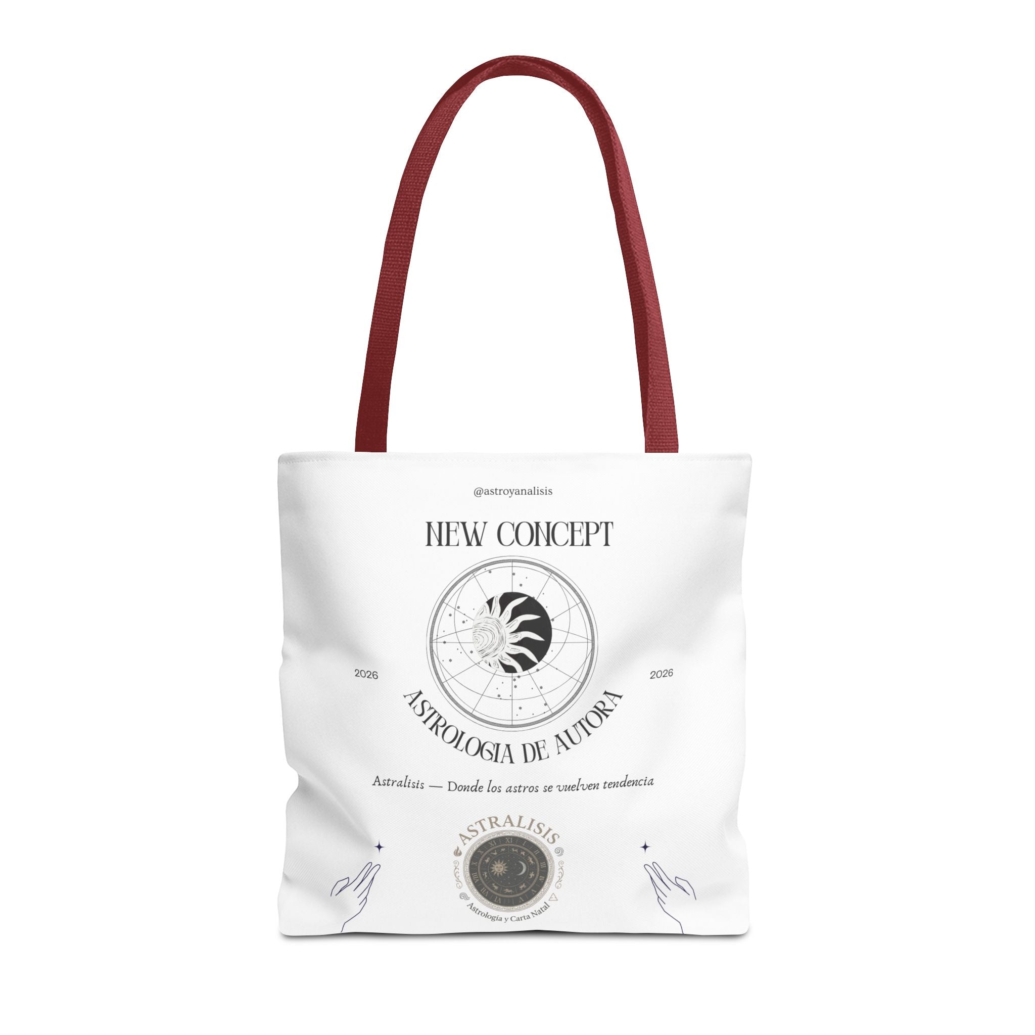 .Astrología de Autora Tote Bag — New Concept Astrology Canvas Tote
