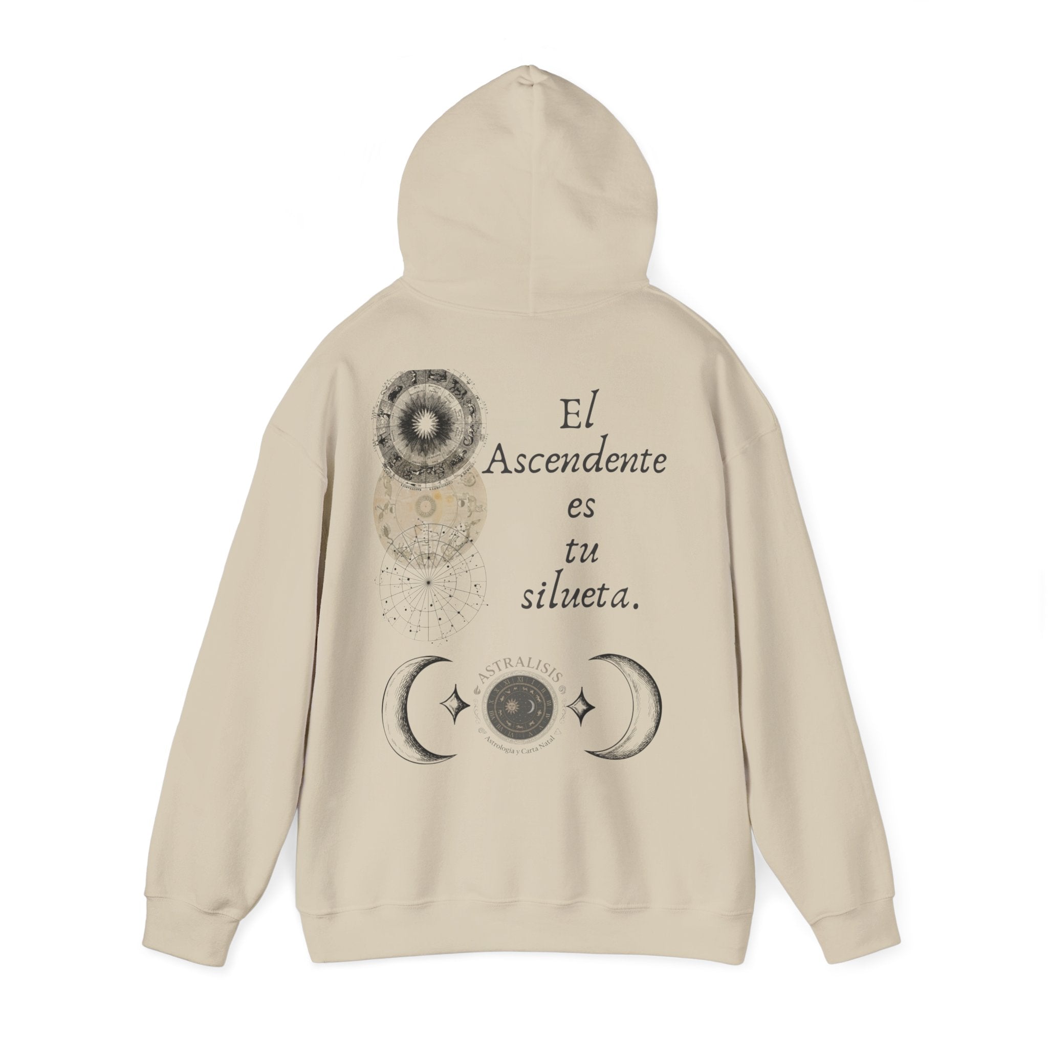 Sudadera El Ascendente es tu silueta - Espalda - ASTRALISIS DESIGN