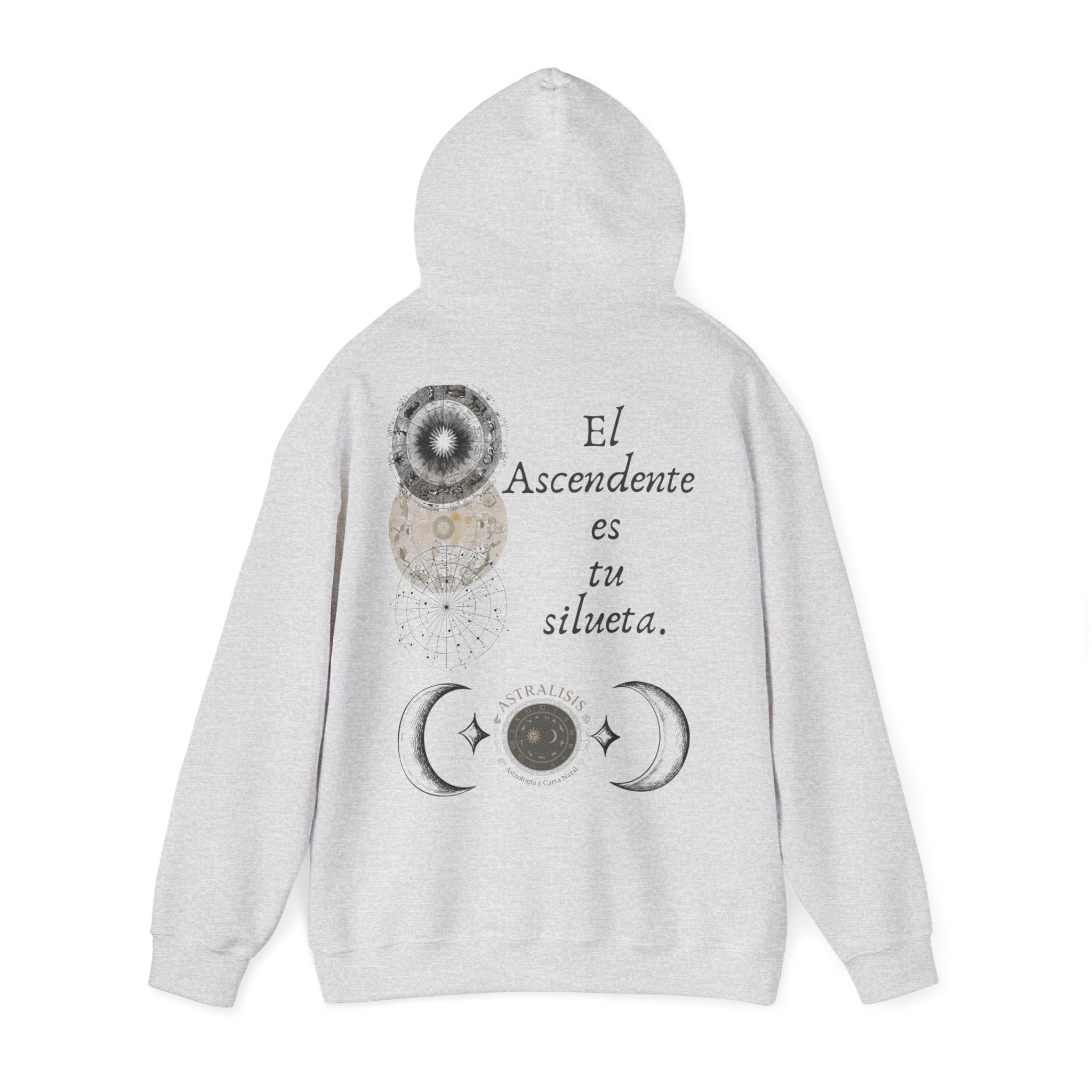 Sudadera El Ascendente es tu silueta - Espalda - ASTRALISIS DESIGN