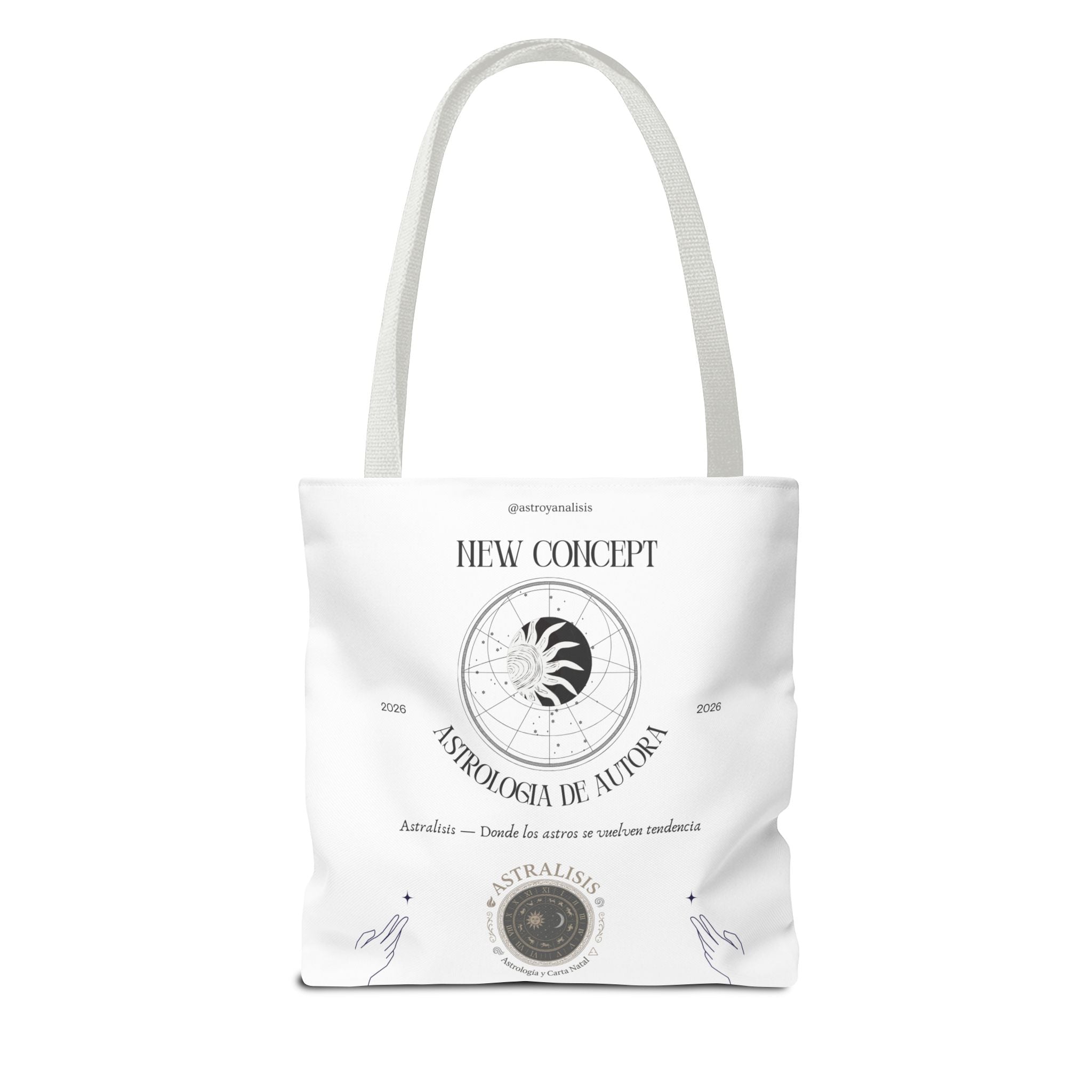 .Astrología de Autora Tote Bag — New Concept Astrology Canvas Tote