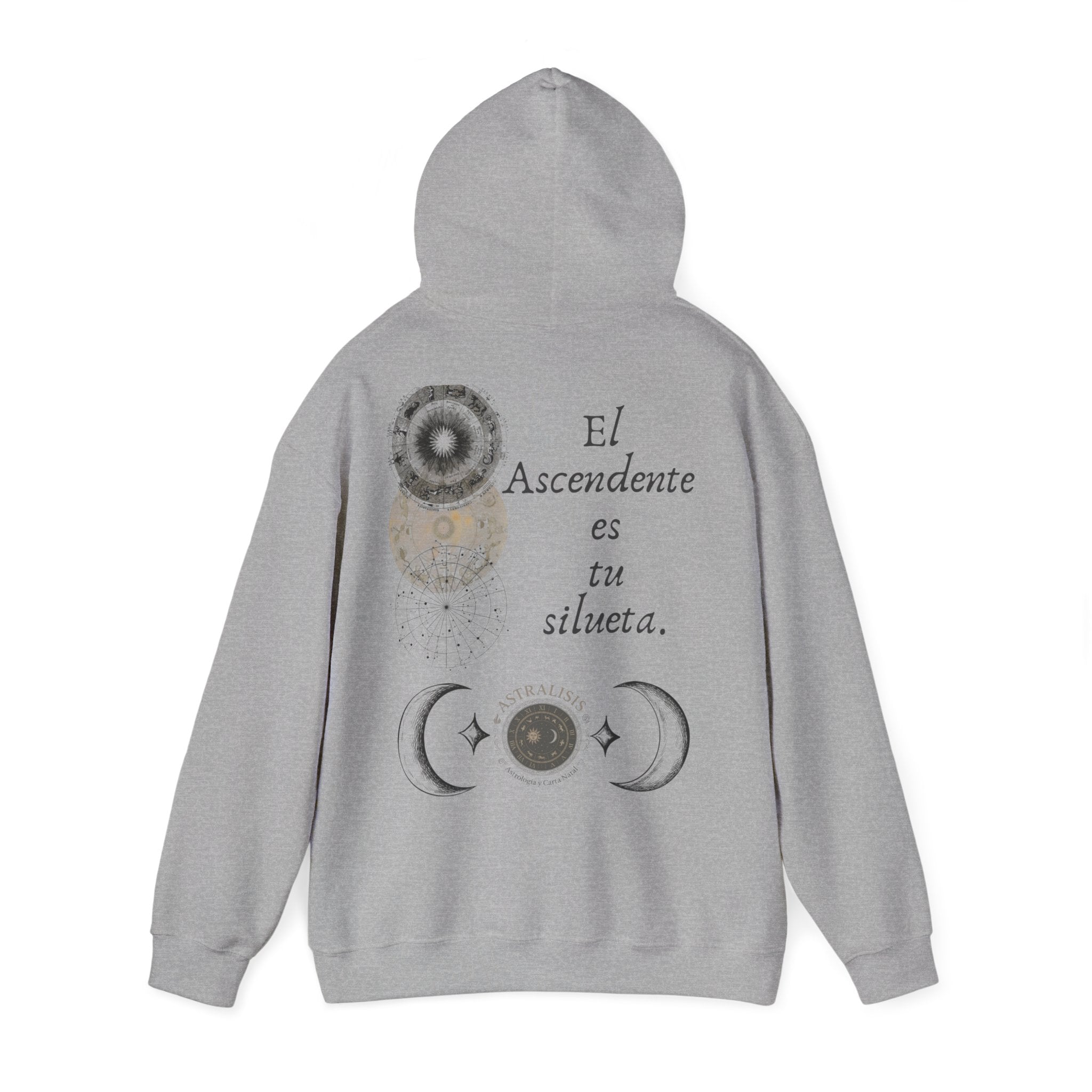 Sudadera El Ascendente es tu silueta - Espalda - ASTRALISIS DESIGN
