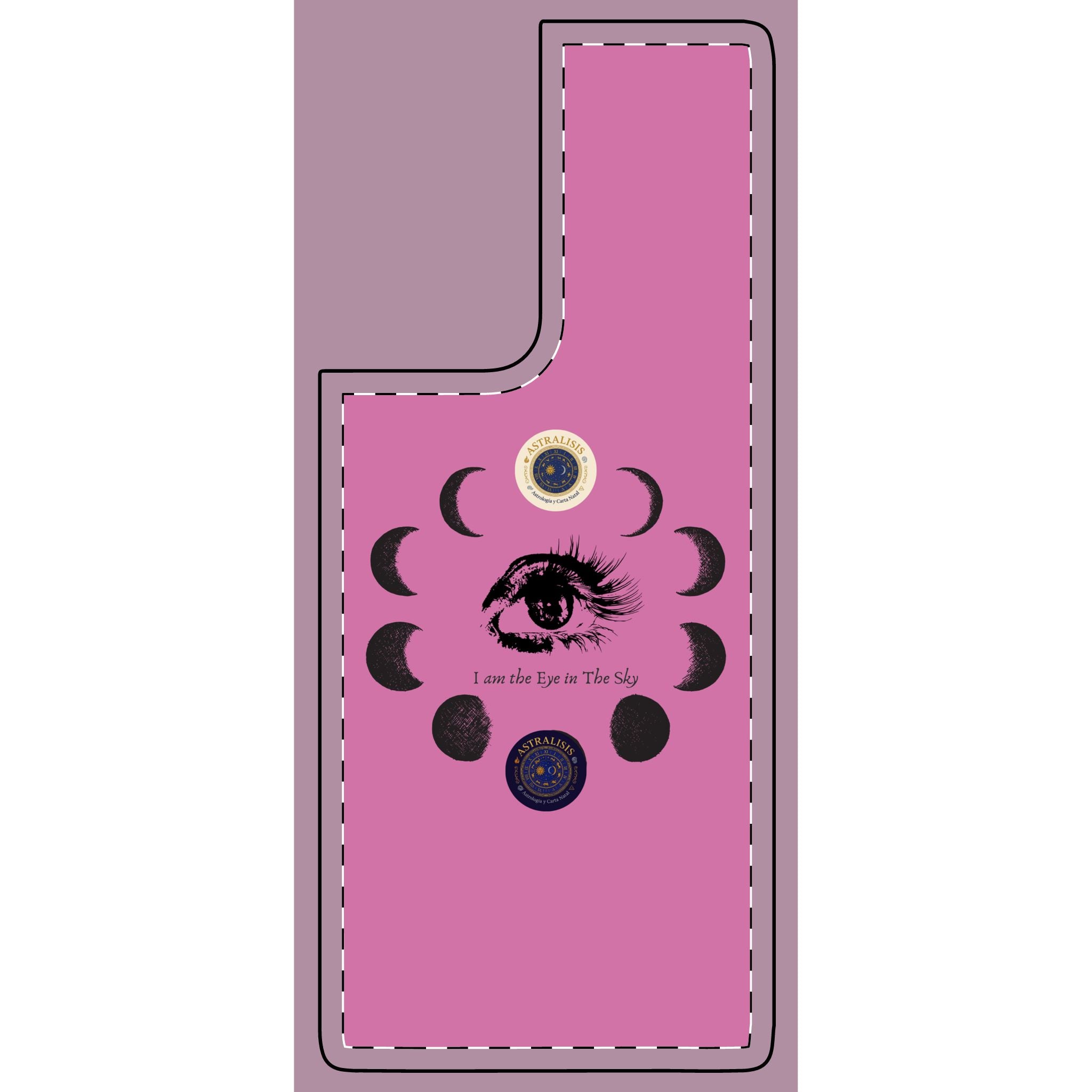 Carcasa Móvil Rosa ASTRALISIS DESIGN ("I am the Eye in the Sky")