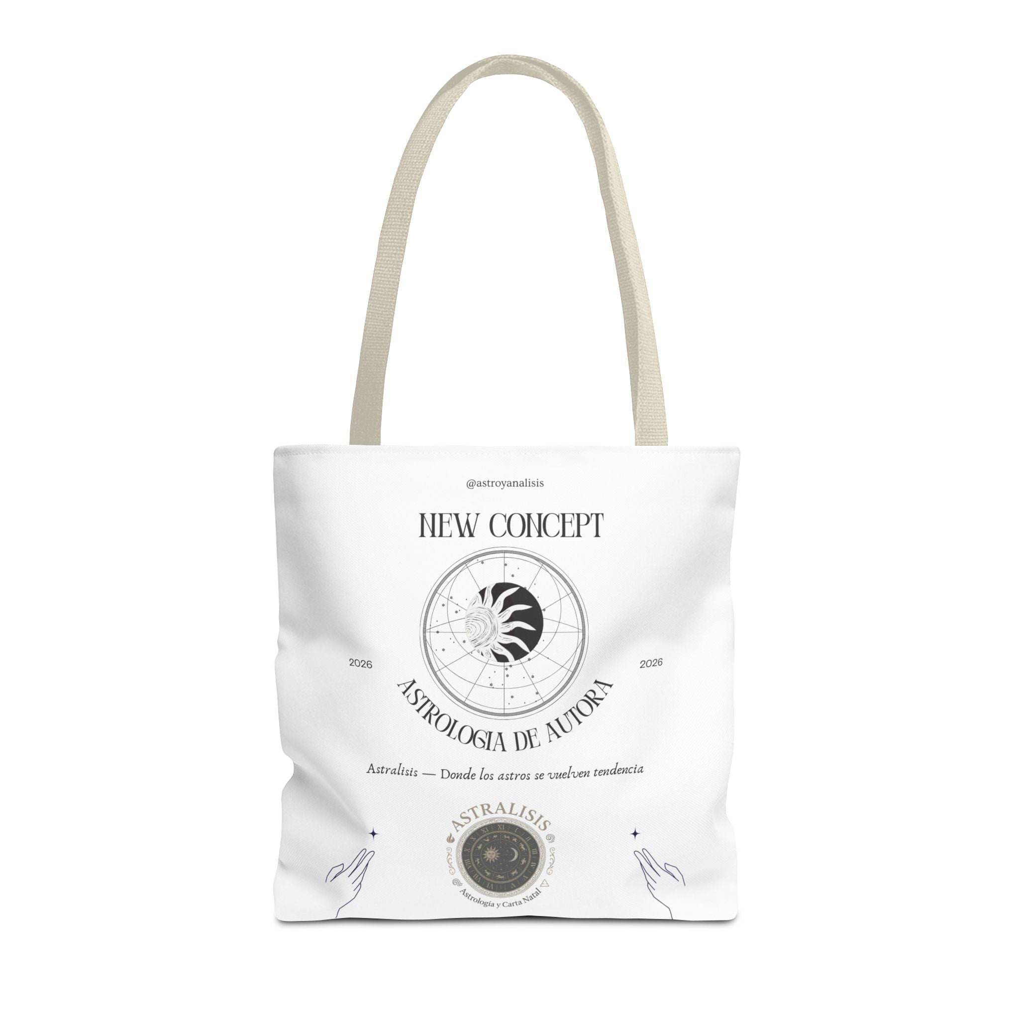 .Astrología de Autora Tote Bag — New Concept Astrology Canvas Tote