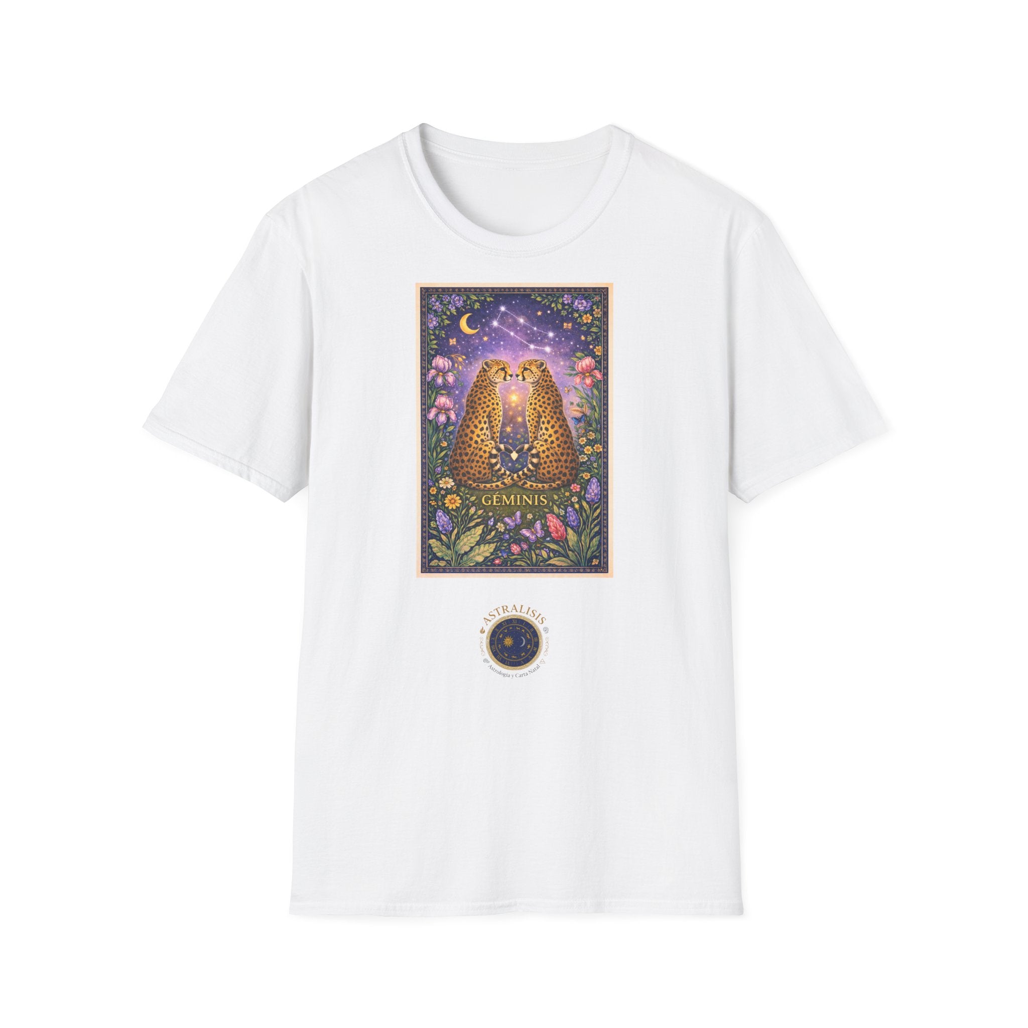 Camiseta Unisex signo Géminis | Colección Zodíaco Astrálisis