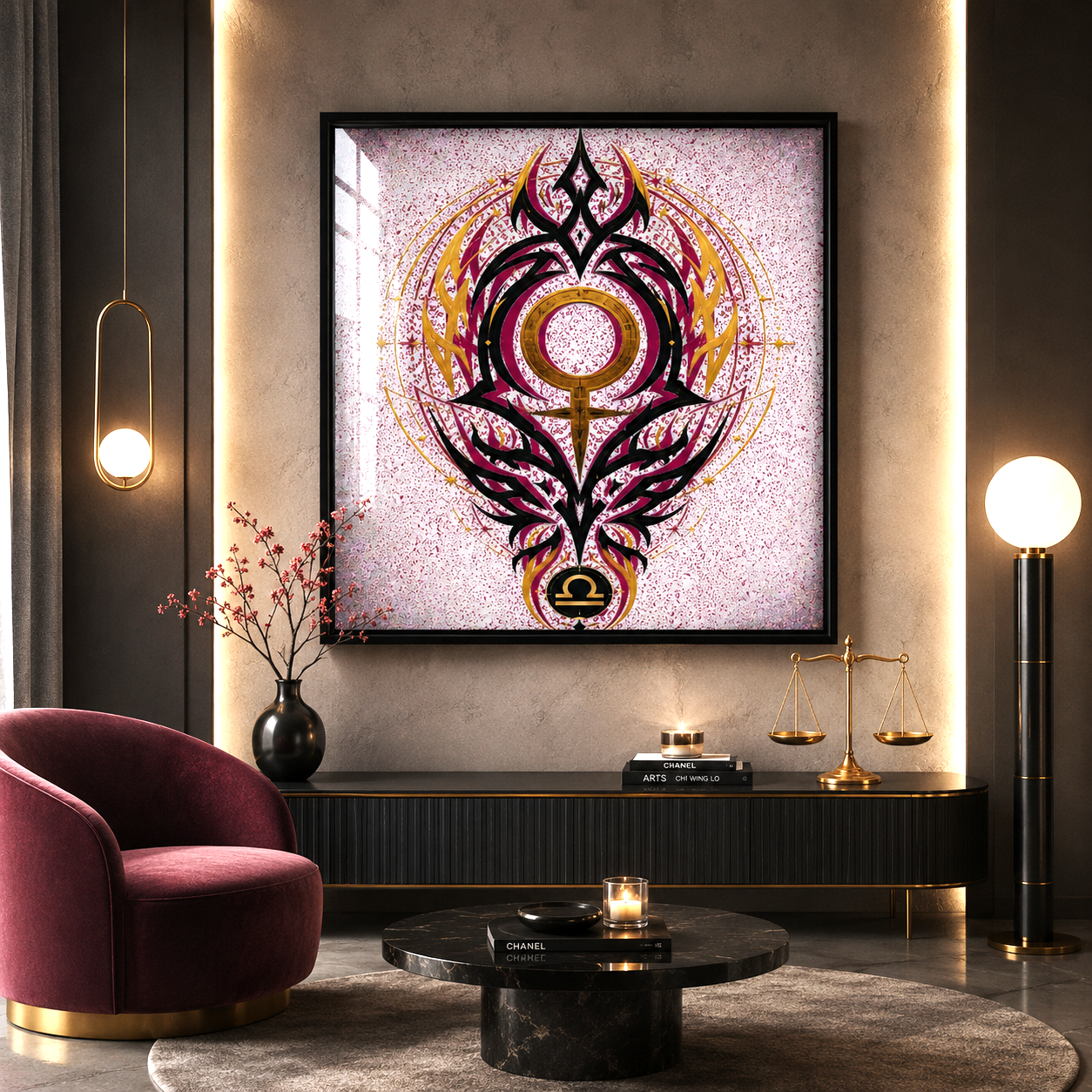 Poster Fine Art Libra Tribal