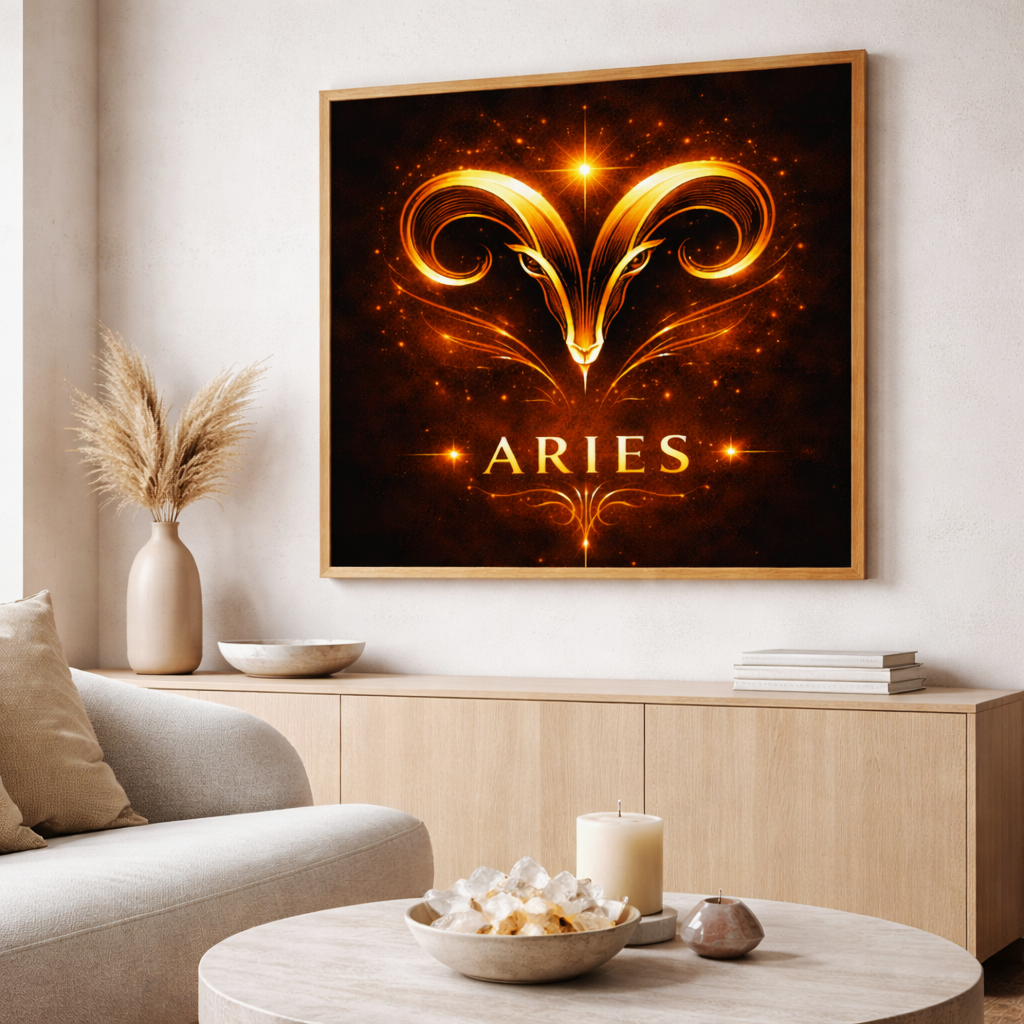 Fine Art Print Aries | Lámina Artística Zodiacal Premium