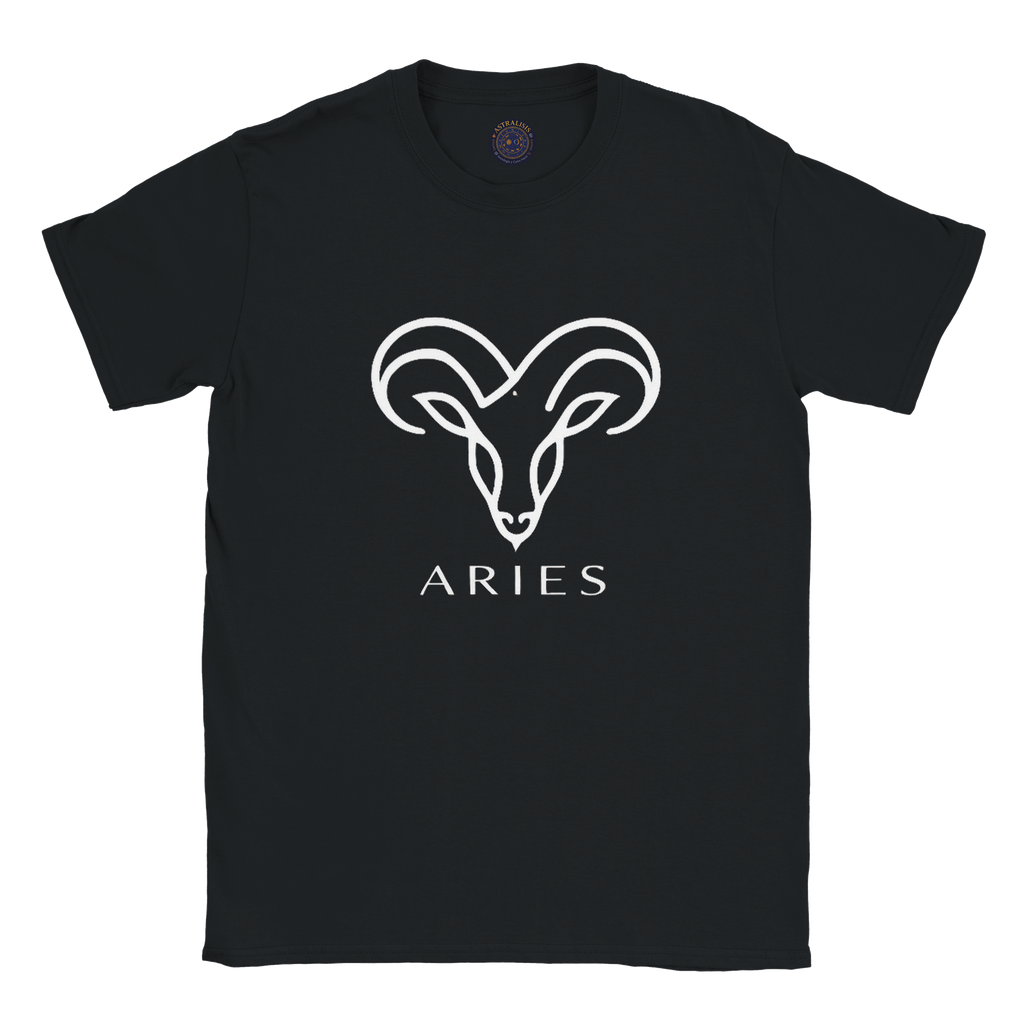 camiseta zodiacal tribal aries diseño intenso