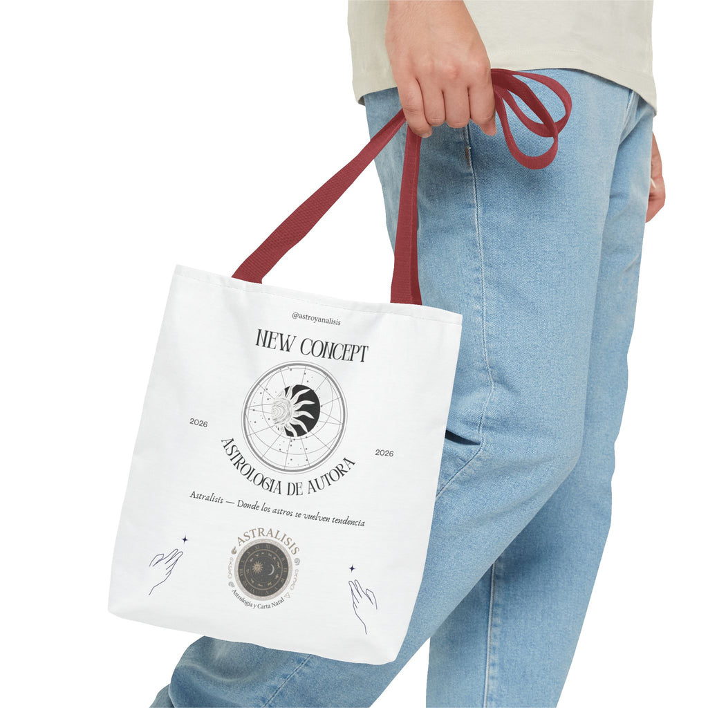 .Astrología de Autora Tote Bag — New Concept Astrology Canvas Tote