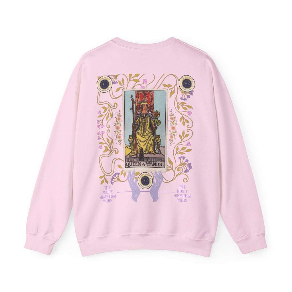 Sudadera Tarot Reina de Bastos – Sin Capucha | Astrálisis