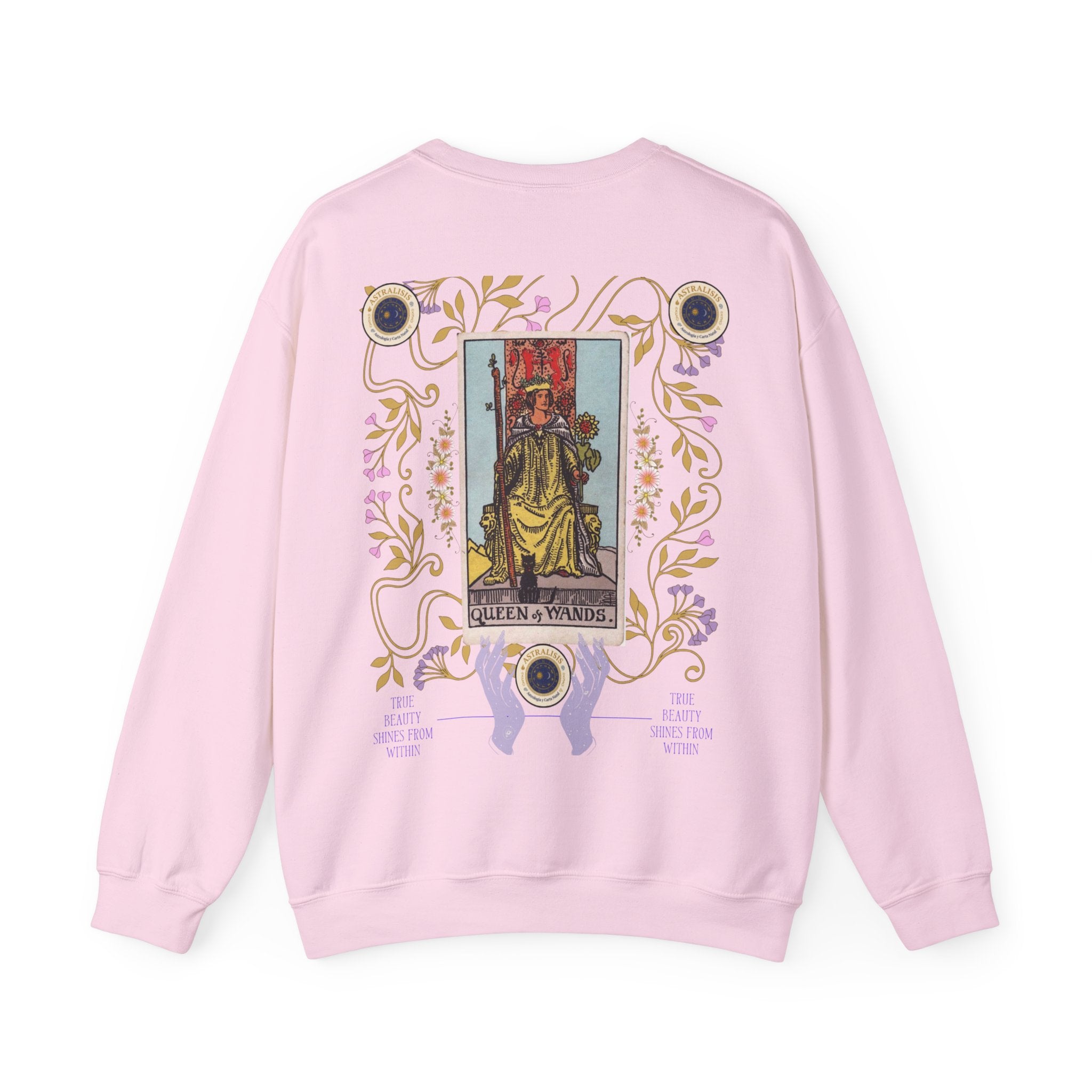 Sudadera Tarot Reina de Bastos – Sin Capucha | Astrálisis
