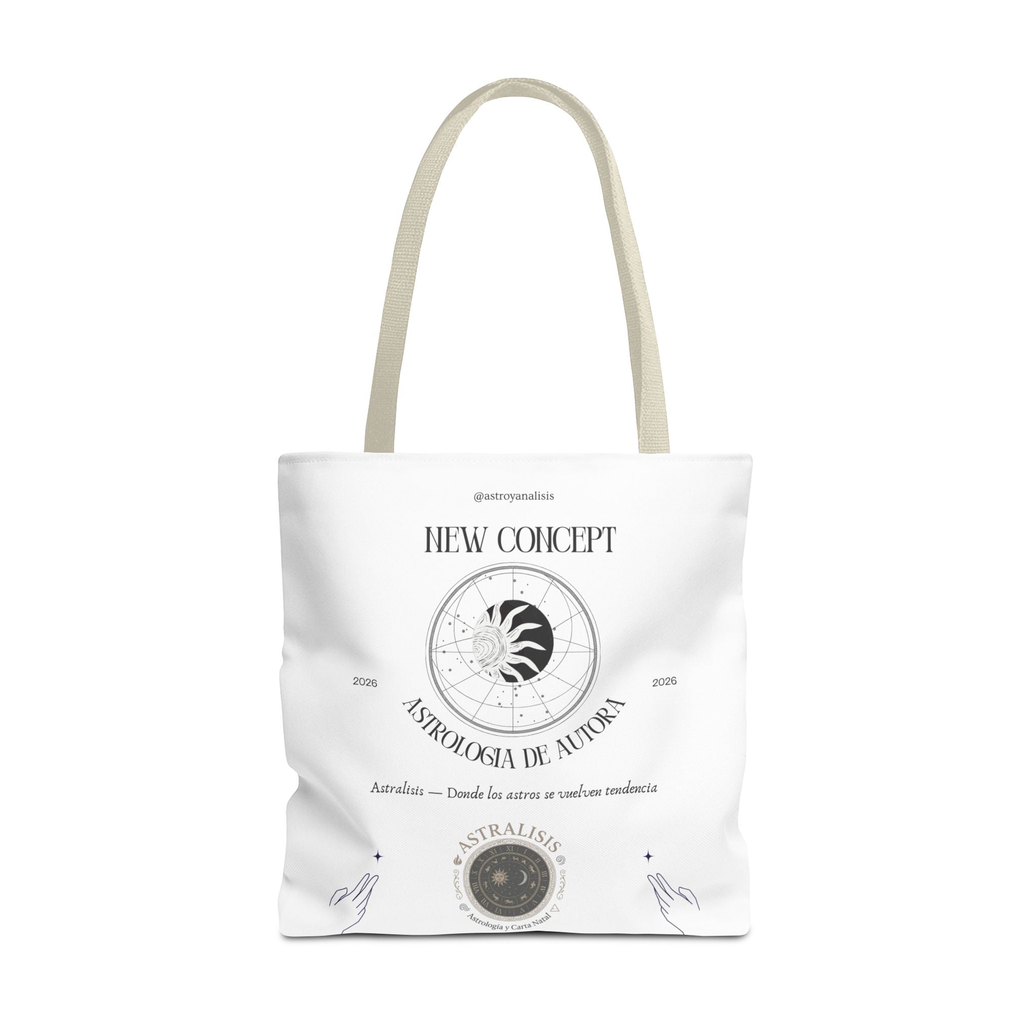 .Astrología de Autora Tote Bag — New Concept Astrology Canvas Tote