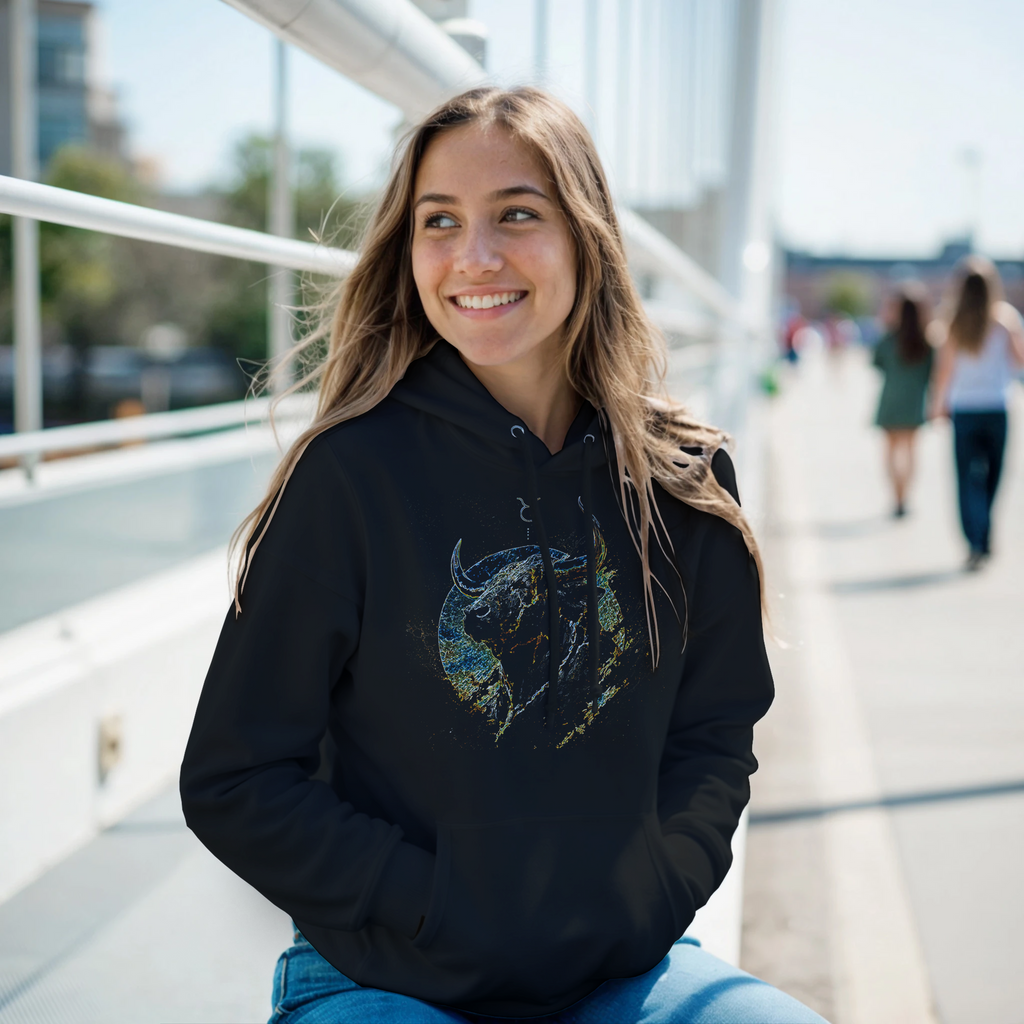 sudadera tauro diseño artistico look masculino urbano