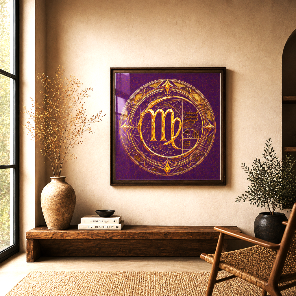 Poster Fine Art Virgo Áureo