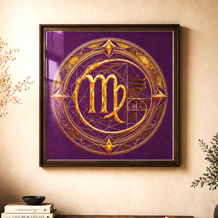 Poster Fine Art Virgo Áureo