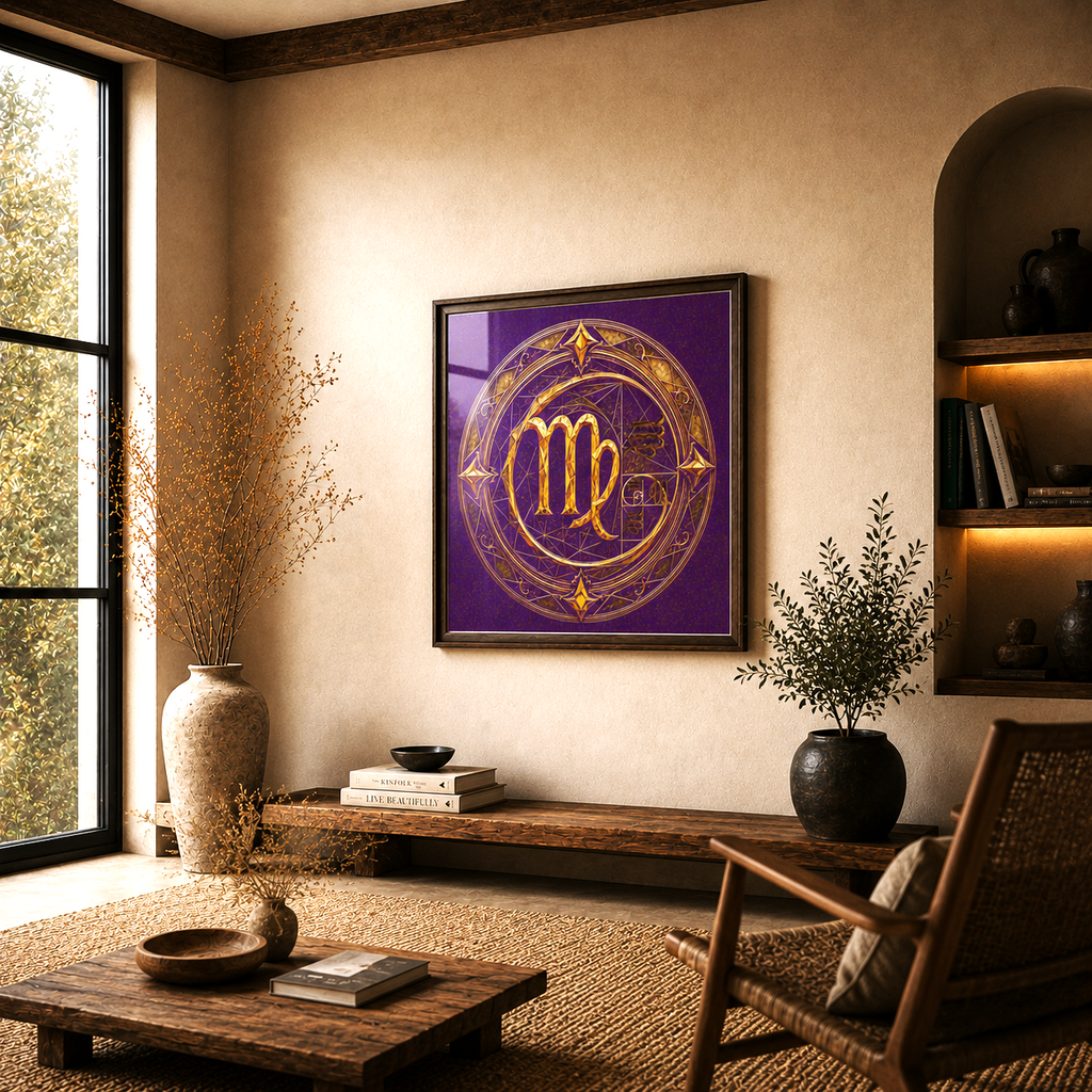 Poster Fine Art Virgo Áureo