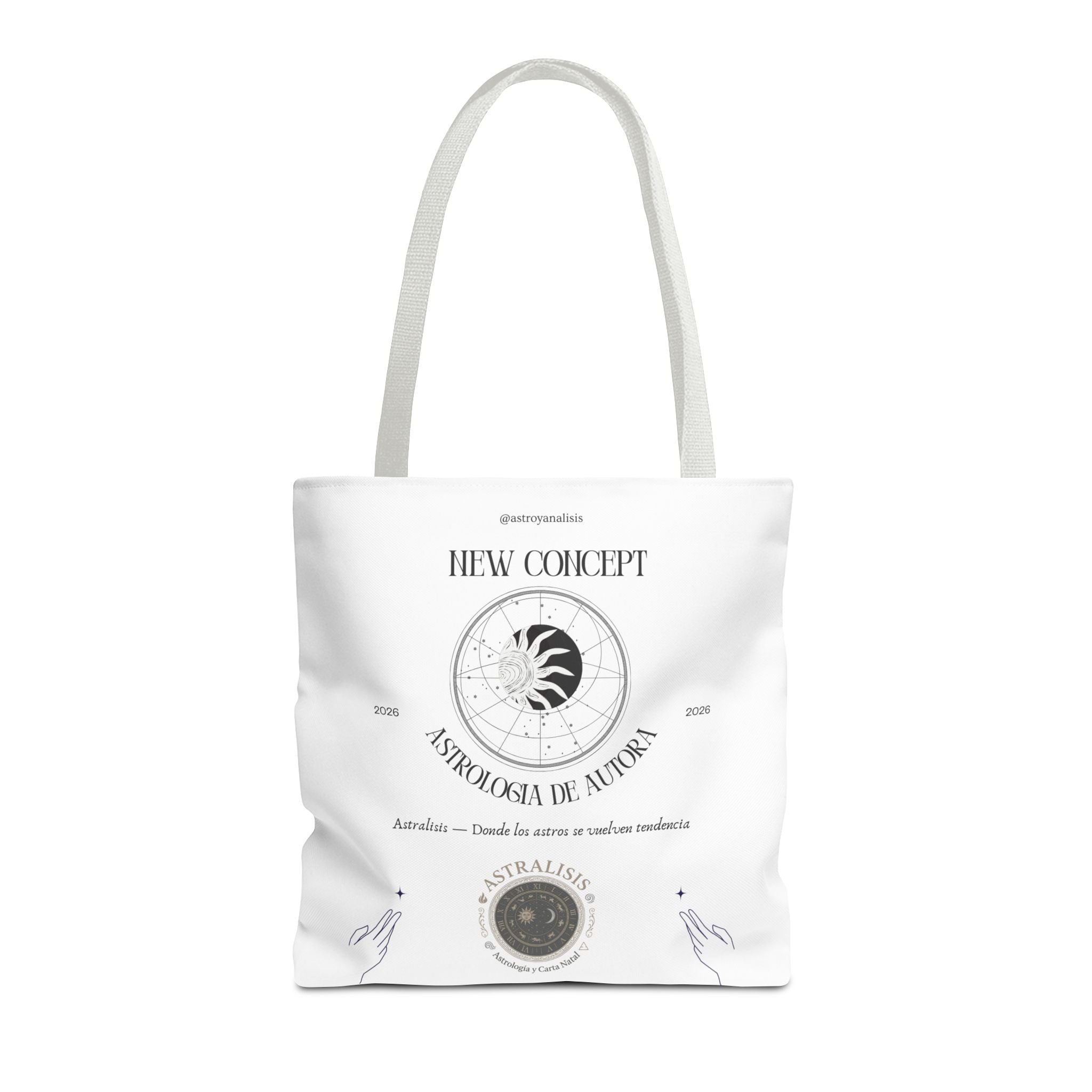 .Astrología de Autora Tote Bag — New Concept Astrology Canvas Tote