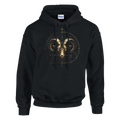Sudadera negra Aries estilo urbano editorial