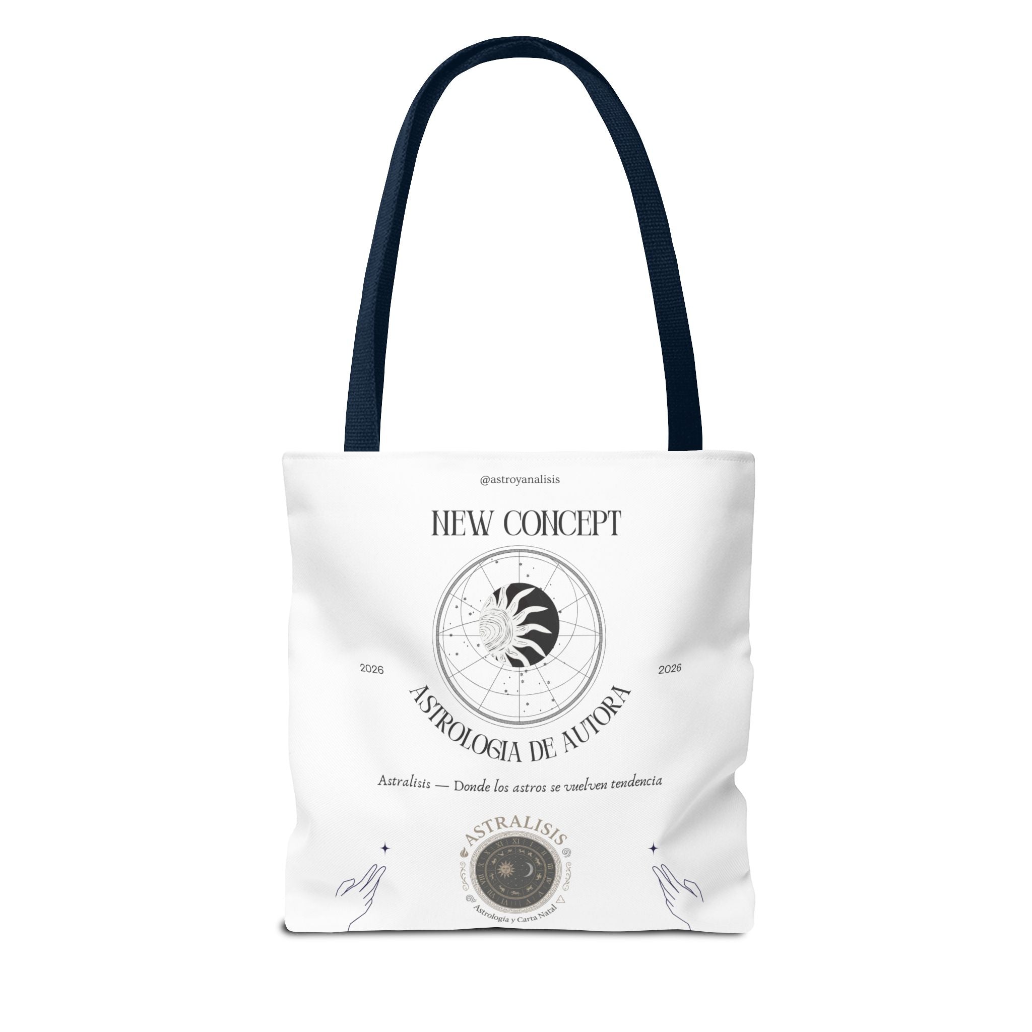 .Astrología de Autora Tote Bag — New Concept Astrology Canvas Tote