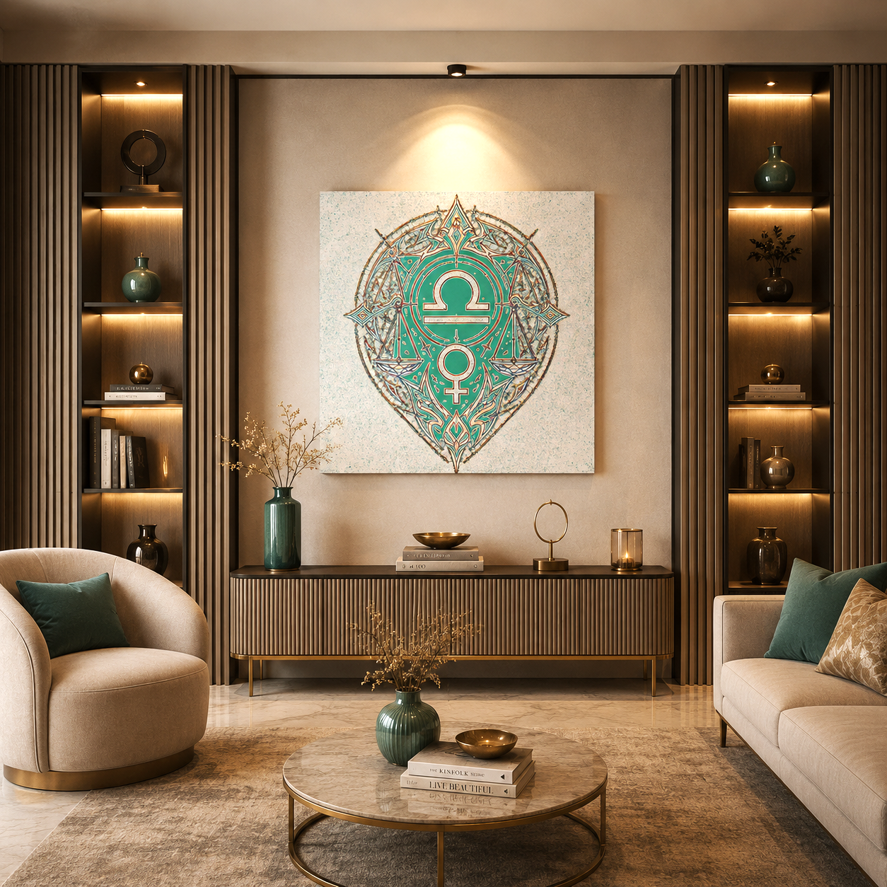 Canvas Fine Art Libra Geométrico