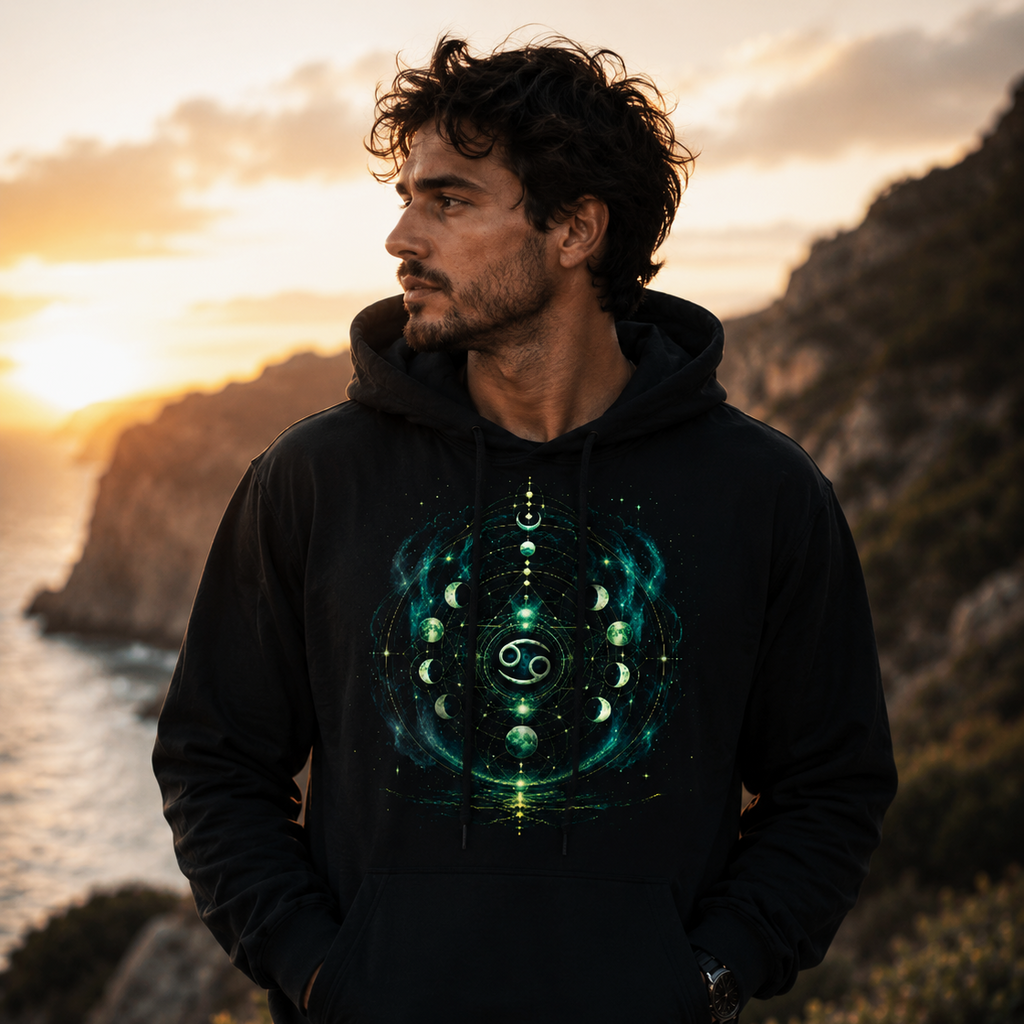 Hoodie negro Ciclos Cancerianos