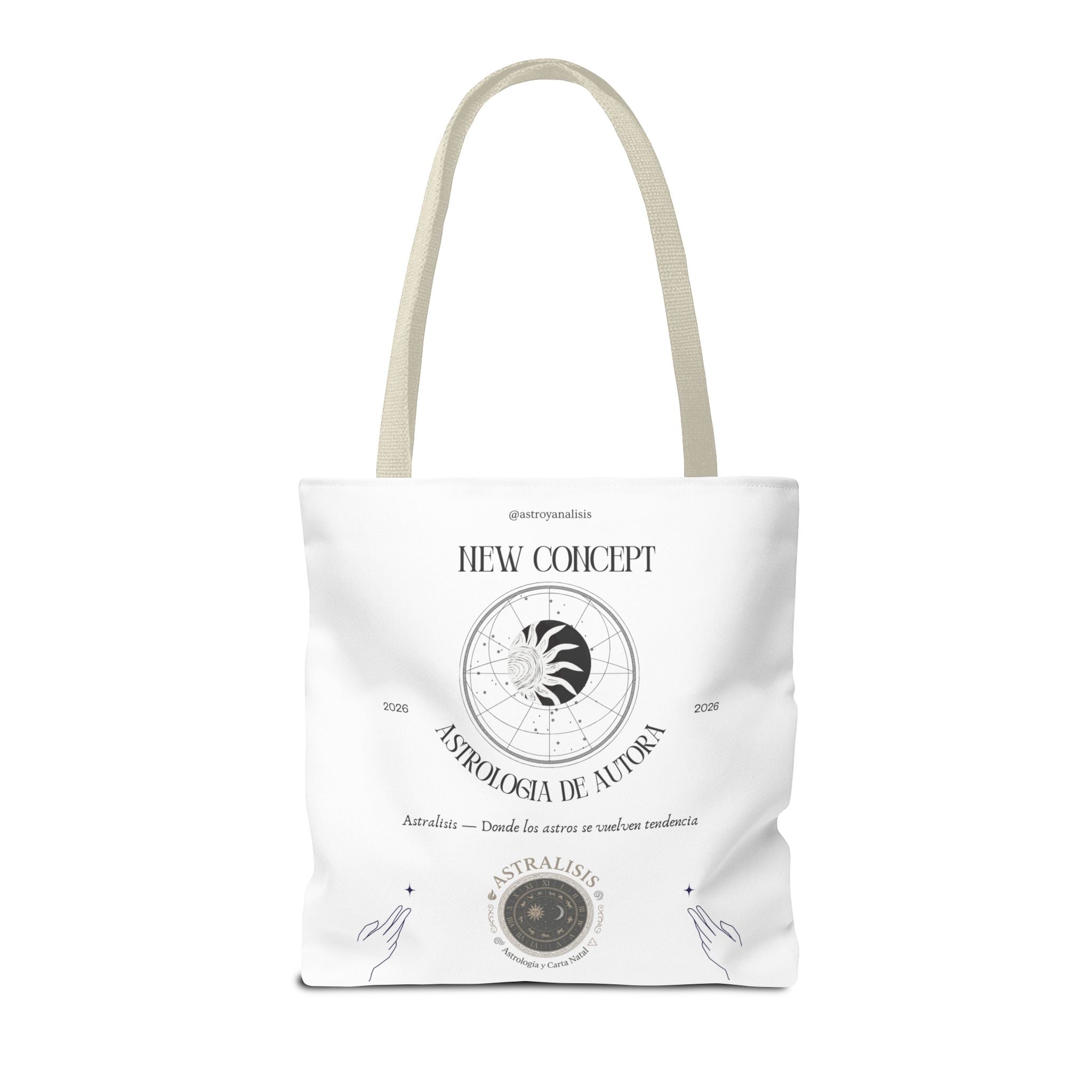 .Astrología de Autora Tote Bag — New Concept Astrology Canvas Tote