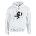 Sudadera blanca Aries estilo urbano y minimalista