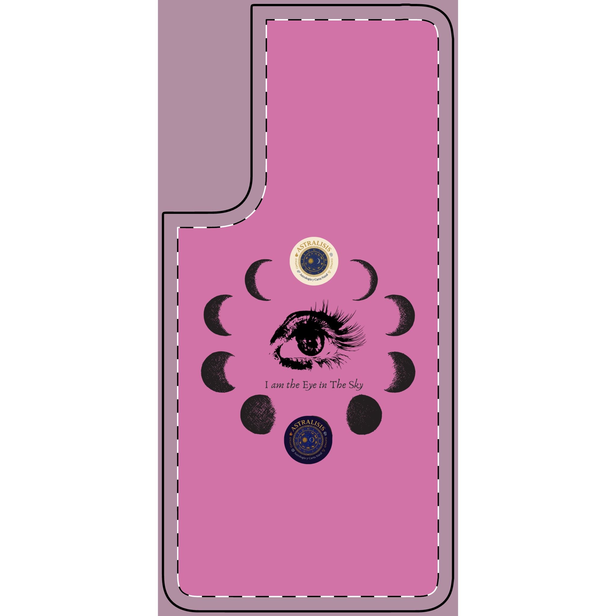 Carcasa Móvil Rosa ASTRALISIS DESIGN ("I am the Eye in the Sky")