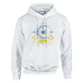 hoodie cancer dorado estilo luminoso minimalista