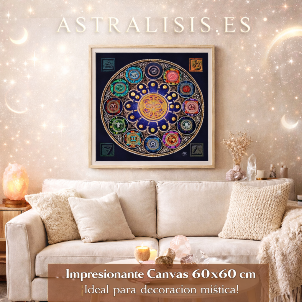 Framed  Canvas Art Print | ZODÍACO |