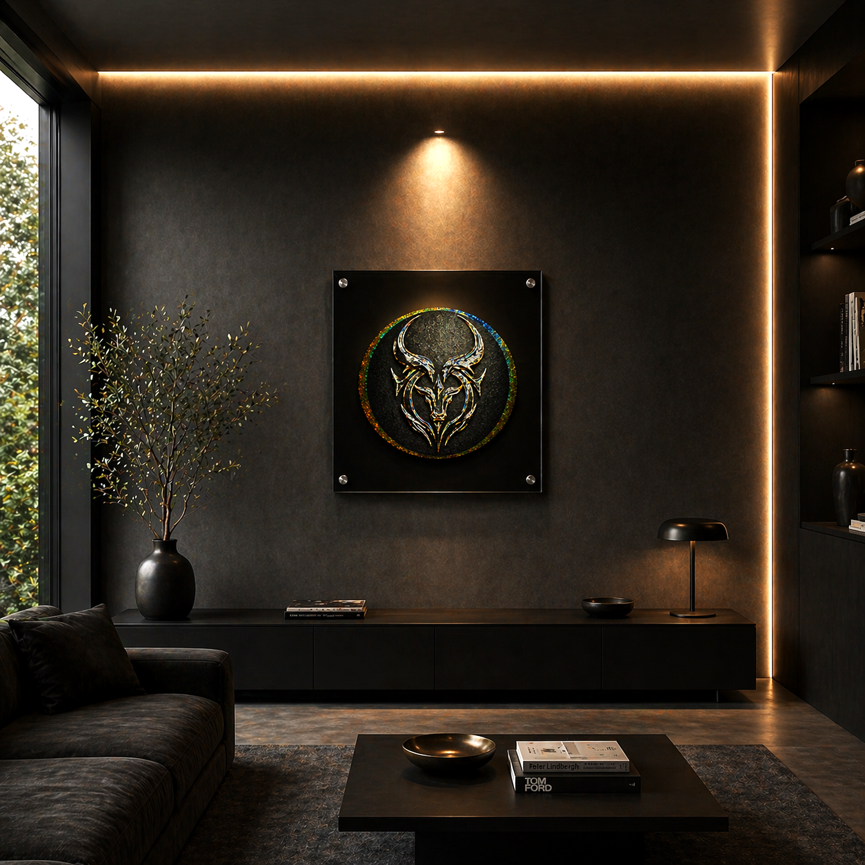Cuadro acrílico Tauro decoración moderna minimalista