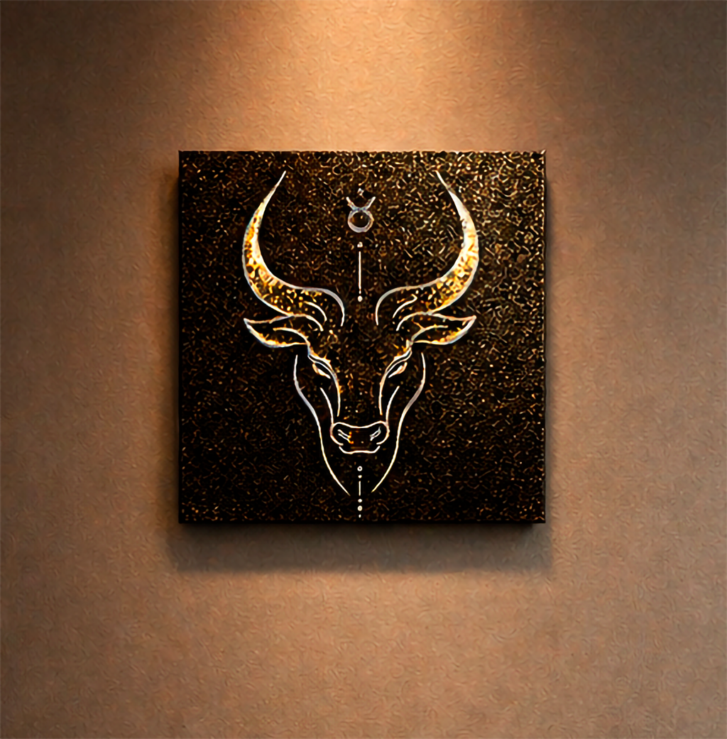 Póster Tauro Fine Art – Fuerza y Elegancia Zodiacal