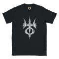 Camiseta negra unisex Acuario con diseño tribal astral exclusivo Astrálisis