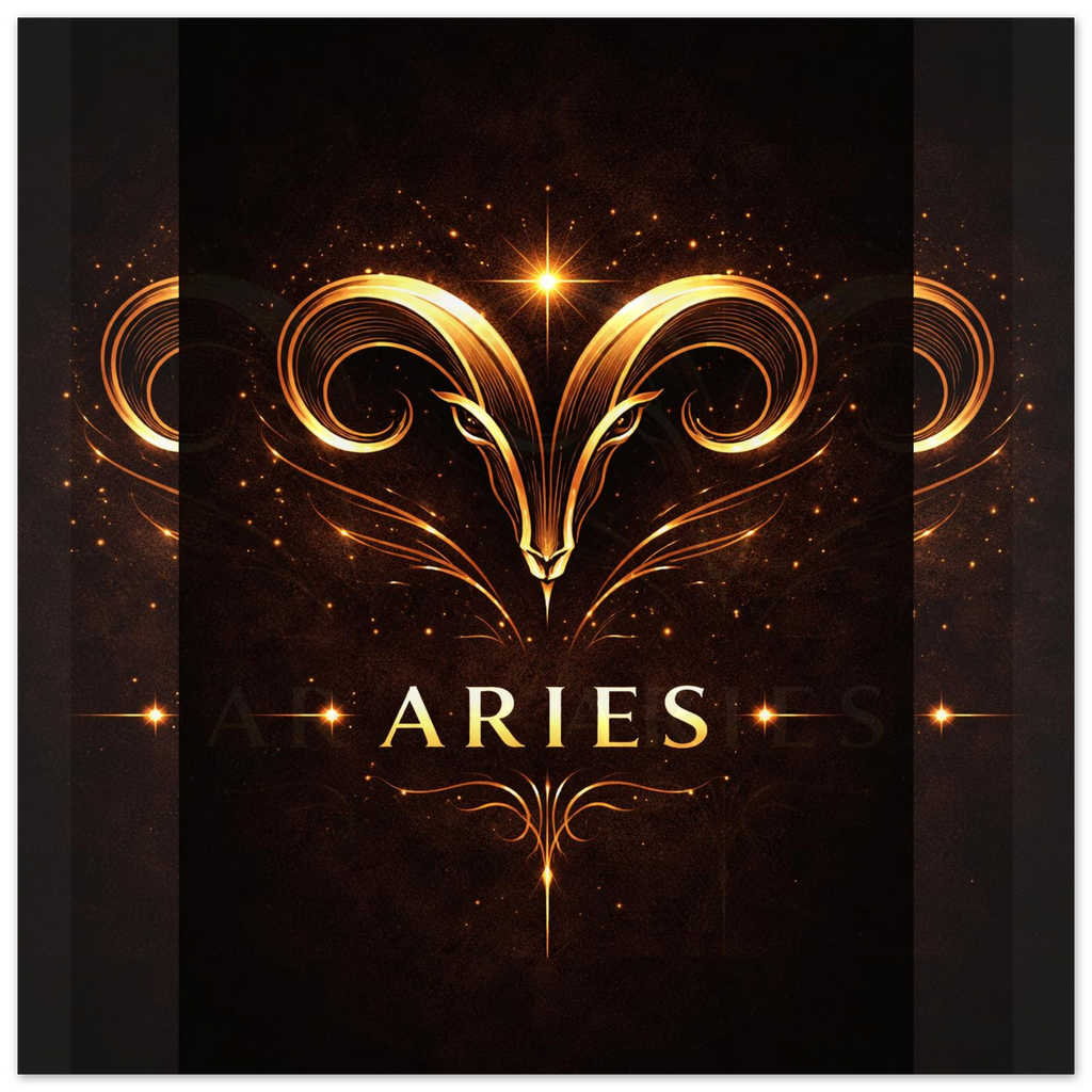 poster aries fine art decoracion moderna astrologia