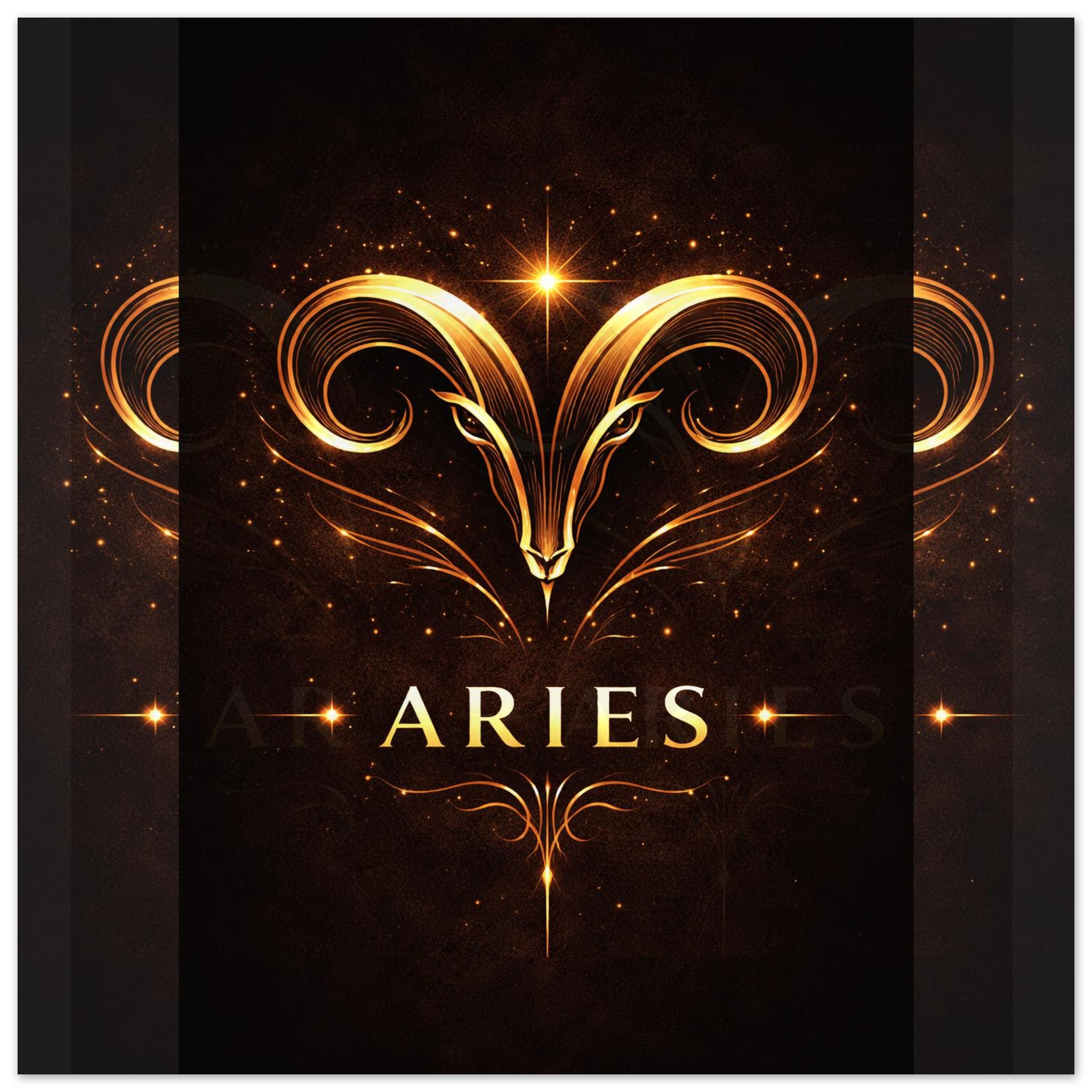 poster aries fine art decoracion moderna astrologia